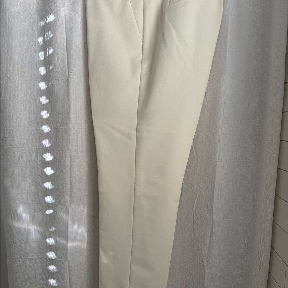 Talbots Ivory Ankle Pants NWOT